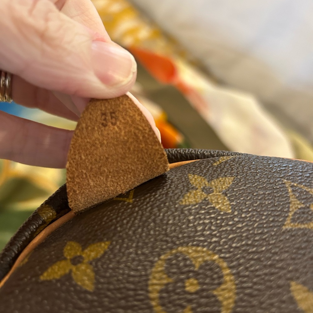 Louis Vuitton Brown Monogram Travel Bag speedy - Picture 7 of 11